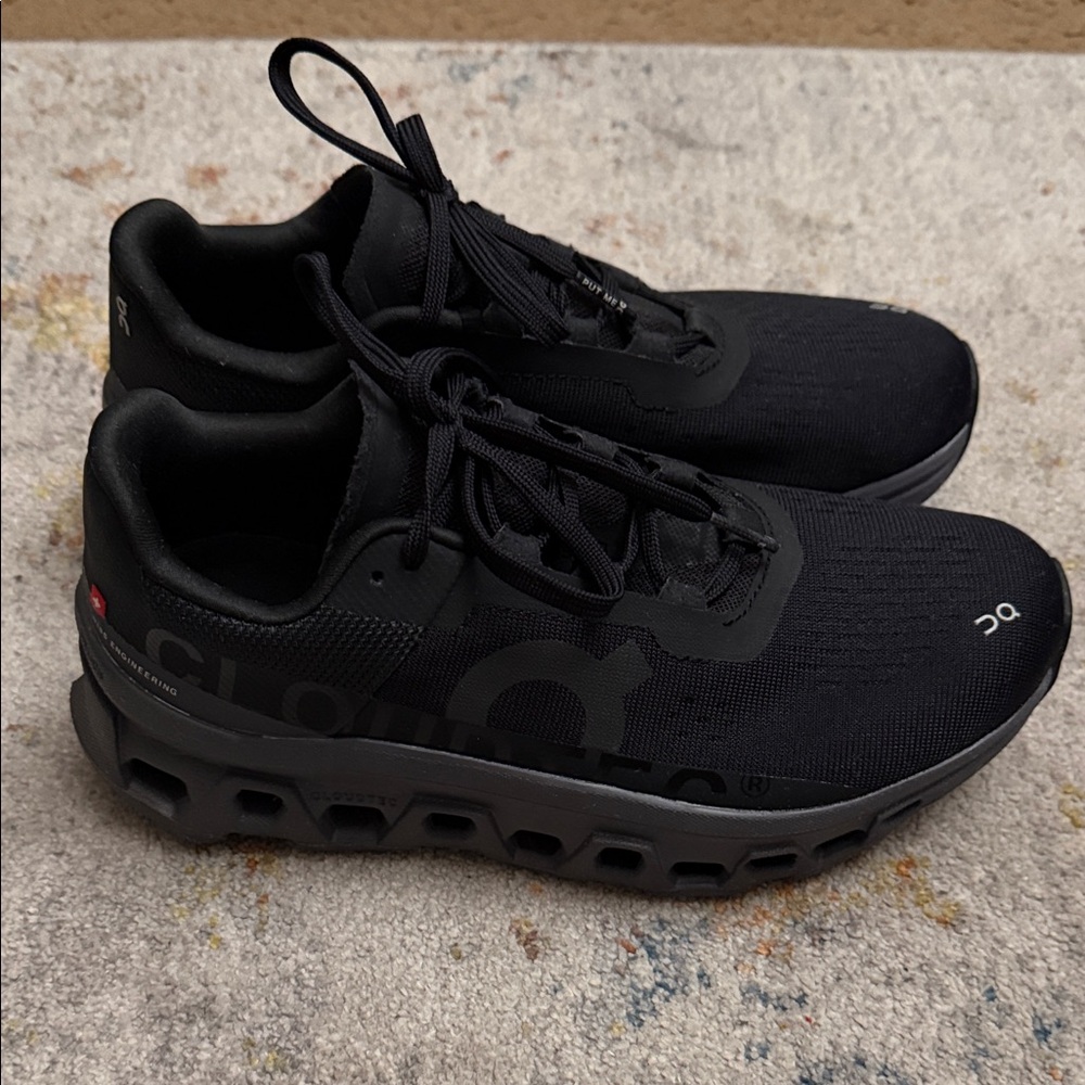 On Running Black Athletic Shoes